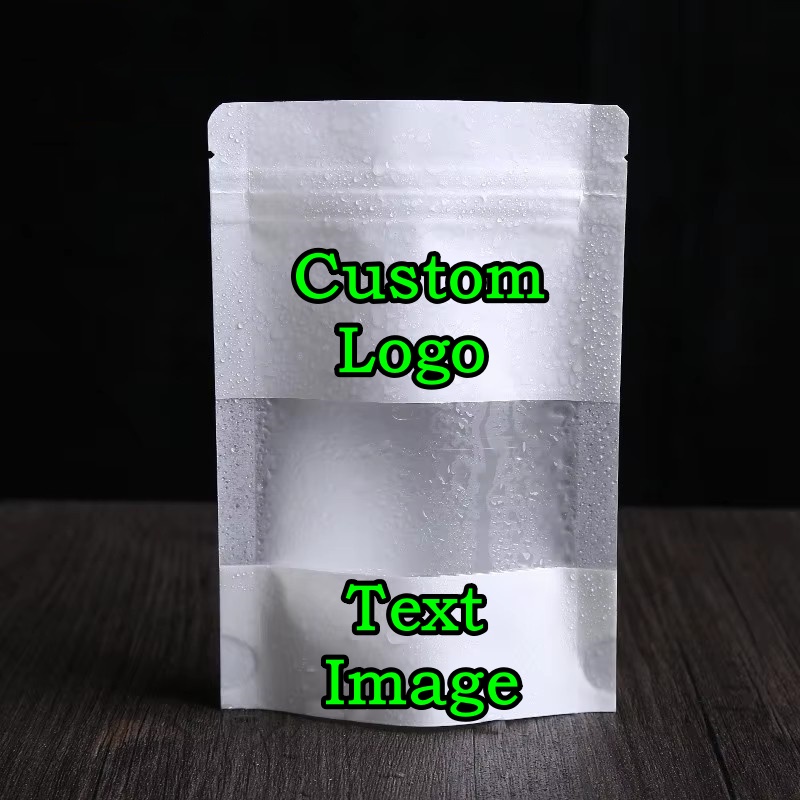 Logo Food Snack - 100 Chiếc Đứng Lên Giấy Trắng