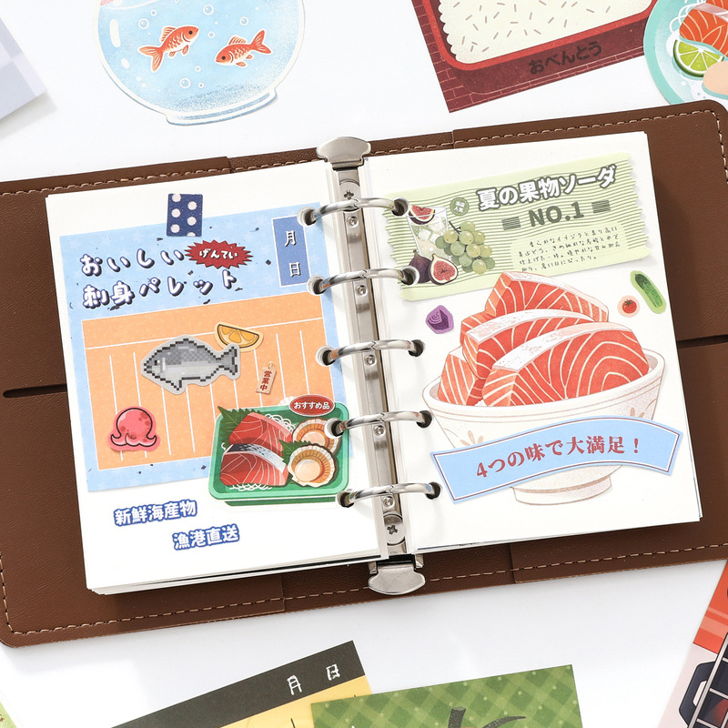77Pcs Lunch Box Series PET Sti - đánh giá và giá Food Snacks Menu