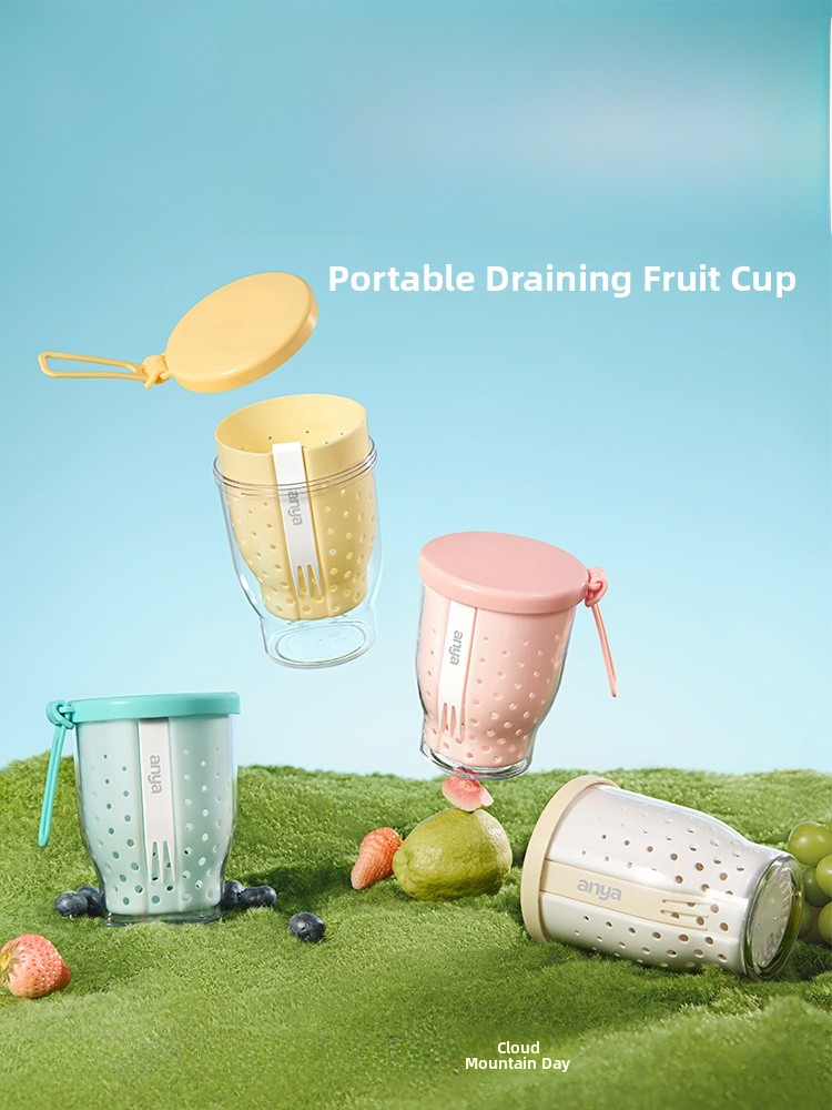 Portable Fruit Cup with Fork f - đánh giá và giá Food Snacks Online