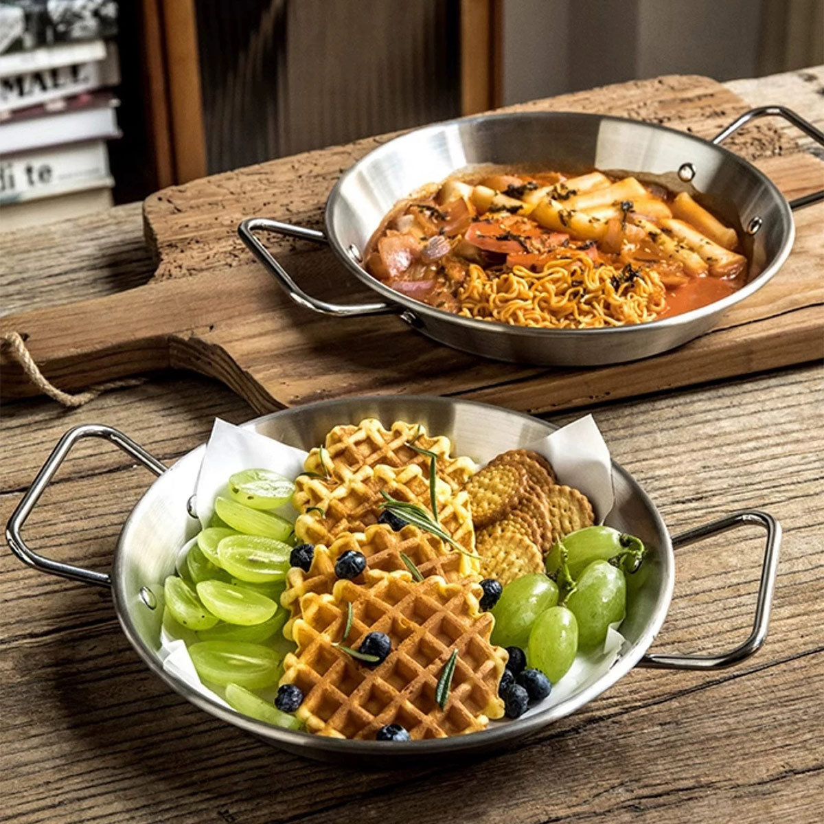 INS Stainless Steel Double-Han - đánh giá và giá Food Snacks For Picnic