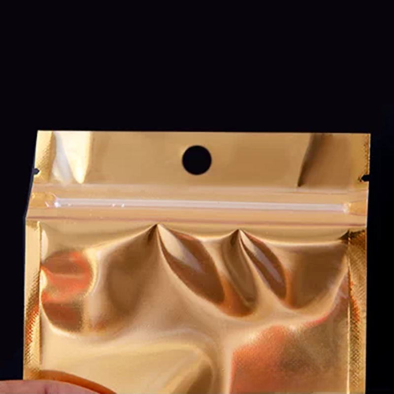 Customizable LOGO Gold Aluminu - đánh giá và giá Logo Food Snack