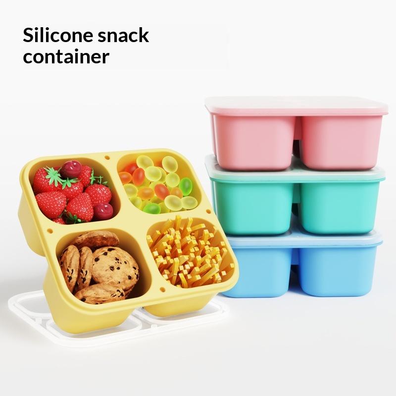 Food Grade Silicone Snack Box  - đánh giá và giá Food Snacks For Picnic